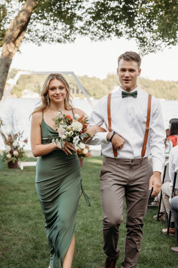 bridesmaid and groomsmen